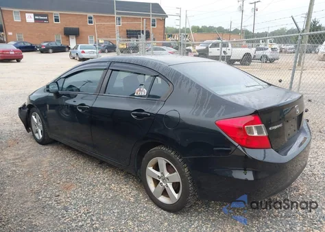 2012 Honda Civic Lx из США, поврежденный, VIN 19XFB2F53CE067576